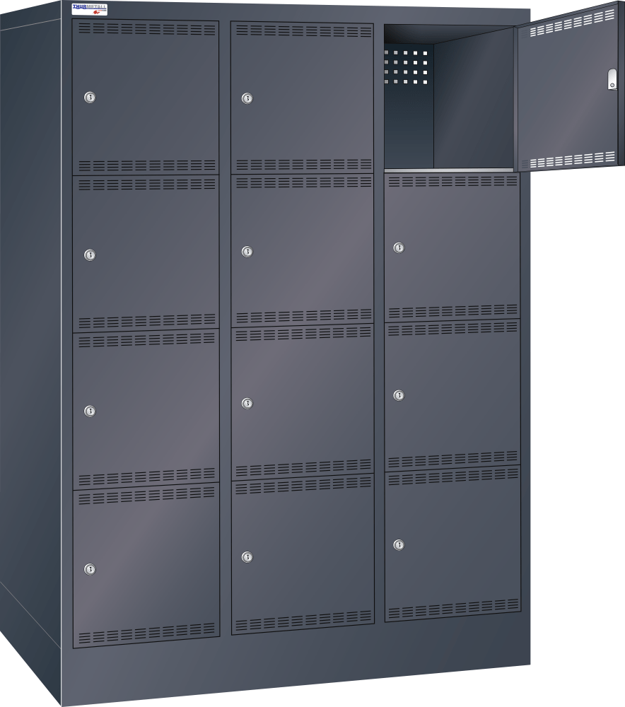 Compartment cabinet (WxDxH) 1205x500x1995mm R7016