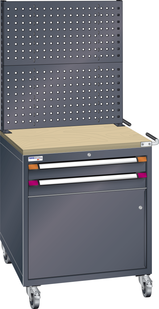 Mobile workstation (WxDxH) 805x695x1673mm R7016