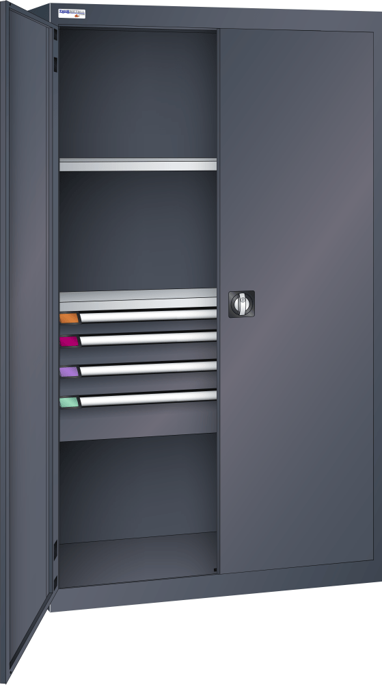 Heavy-duty cabinet (WxDxH) 1100x620x1950mm R7016