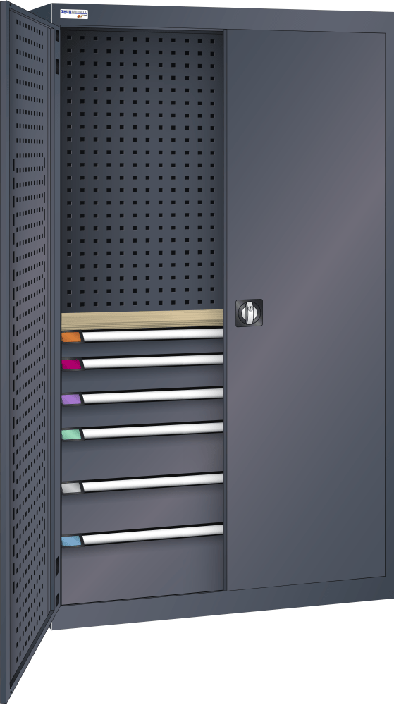 Heavy-duty cabinet (WxDxH) 1100x620x1950mm R7016