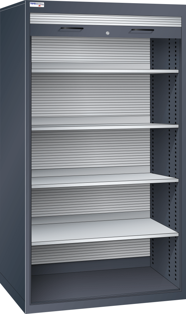 Roller shutter cabinet (WxDxH) 1005x690x1950mm R7016