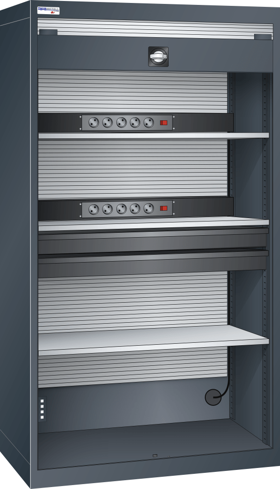 Battery charging cabinet (WxDxH) 1000x580x1995mm GB R7016